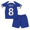 Otroški Nogometni dresi kompleti za otroke Chelsea Domači 2023-24 Enzo Fernandez 8