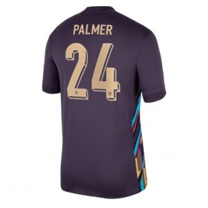 Moški Nogometni dresi za nogomet Anglija Gostujoči Euro 2024 Cole Palmer 24