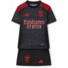 Nakup Otroški Nogometni dresi Benfica Gostujoči 2024-25 Črna bela